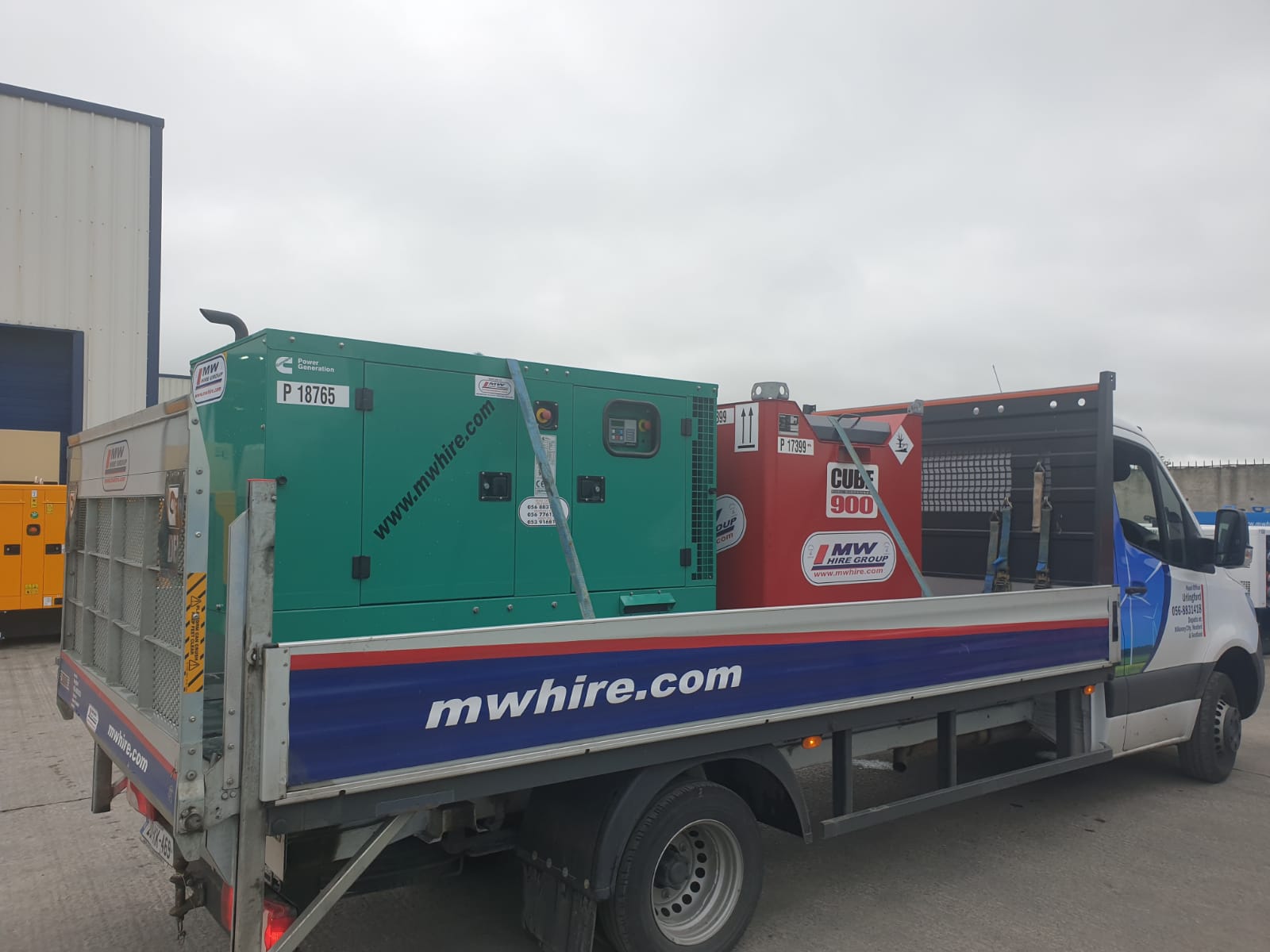 New Cummins 22 KVA and Fuel tank...SOLD...to a customer in Galway